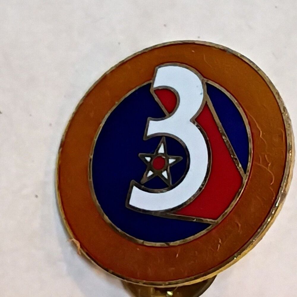 WWII Patch Type AAF 3rd Air Force DI